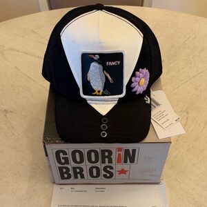 Goorin Bros Prom Night Fancy Black and White Penguin Patch Cap